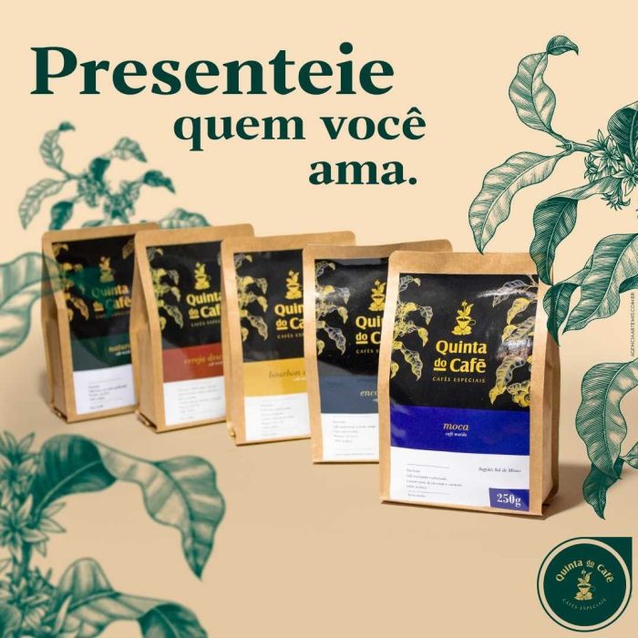 Kit com 5 tipos de cafés - Quinta do Café - Imagem 2